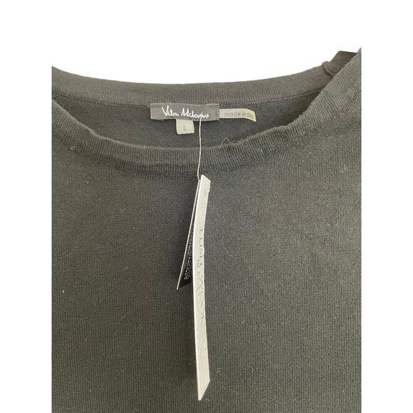 Vila Milano Sweater Rhinestones on Shoulders Size Large - Picture 4 of 6